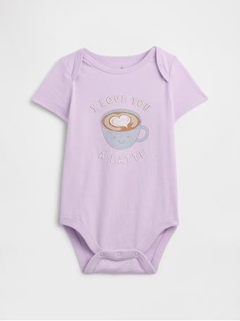 GAP - Baby Graphic Bodysuit NOSTALGIC LAVENDER