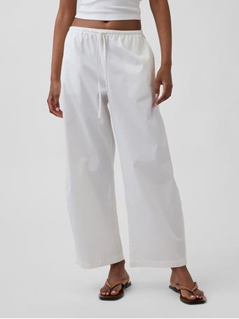 GAP - Poplin Easy Barrel Pants NEW OFF WHITE V2