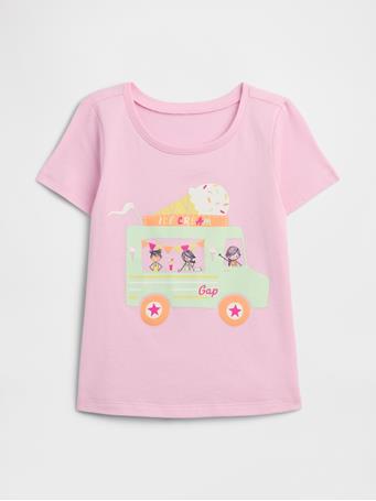 GAP - Graphic T-Shirt PRIMROSE PINK