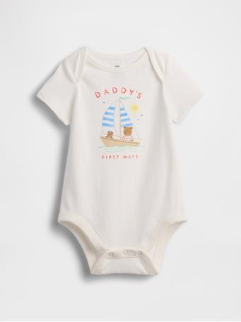 GAP - Baby First Favorites Organic Cotton Graphic Bodysuit DAD2