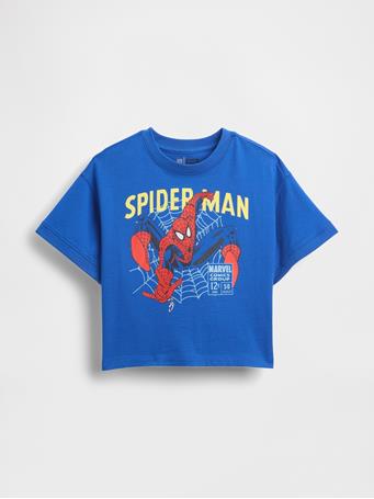 GAP - Baby & Toddler Marvel Oversized Graphic T-Shirt RADIANT BLUE
