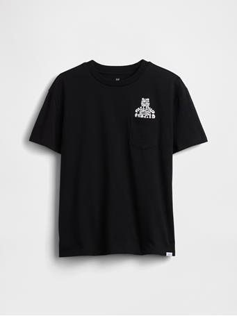 GAP - Kids Brannan Bear Pocket T-Shirt BLACK 22