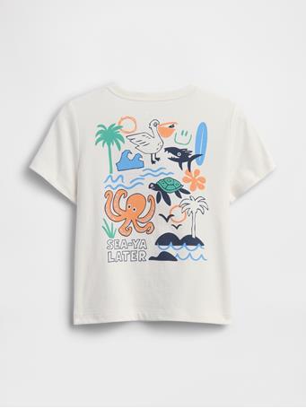 GAP - Baby & Toddler Mix & Match Graphic T-Shirt NEW OFF WHITE OPT1