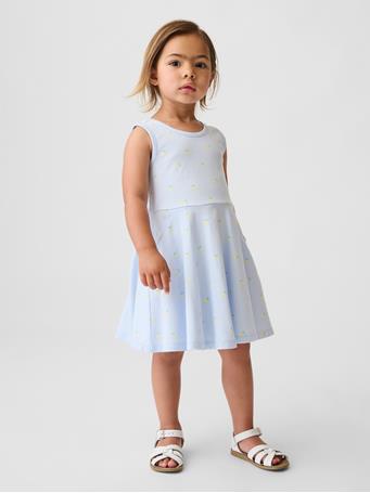 GAP - Baby & Toddler Mix & Match Twirl Tank Dress SERENE BLUE