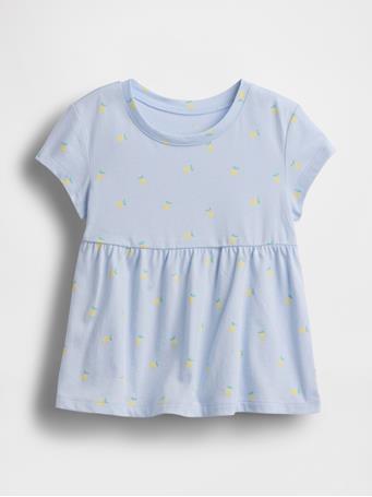 GAP - Baby & Toddler Mix & Match Babydoll T-Shirt SERENE BLUE