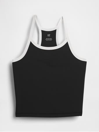 GAP - Kids Racerback Active Tank Top BLACK