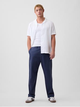 GAP - Seersucker Vacay Shirt in Standard Fit FRESH WHITE