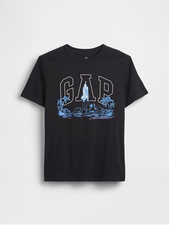 GAP - Kids Gap Logo T-Shirt MOONLESS NIGHT