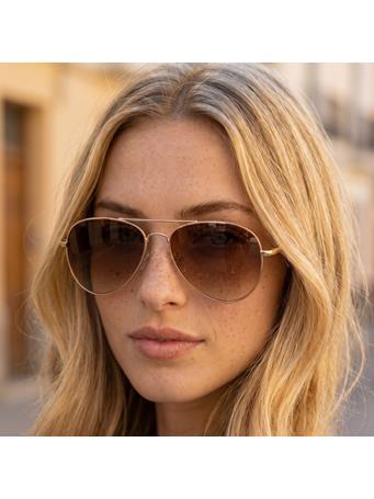 ANARCHY STREET - Classic Slim Metal Aviator Tinted Sunglasses ASST