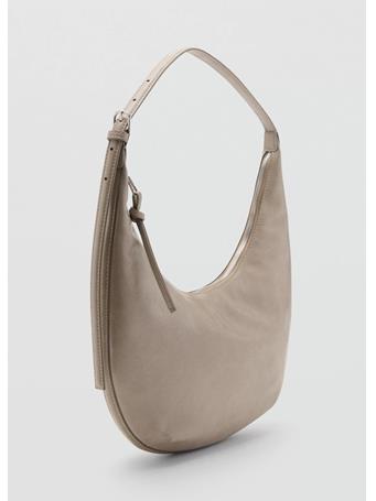 MANGO - Medium Oval Shoulder Bag MEDIUM BROWN