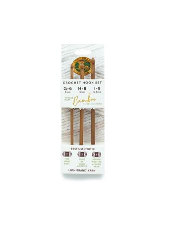LION BRAND YARN - Bamboo Crochet Hook Set NO COLOR