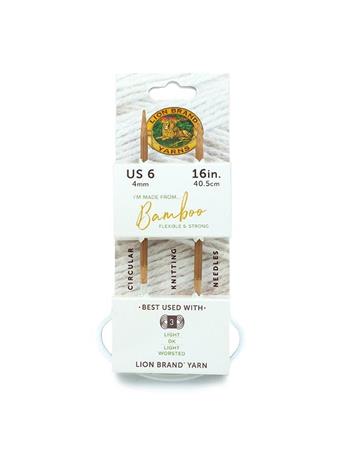 LION BRAND YARN - Bamboo Circular Knitting Needle NO COLOR