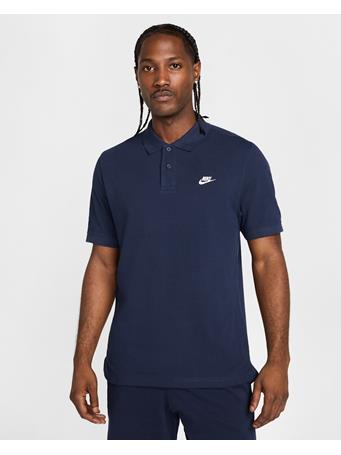 NIKE - Club Men's Short-Sleeve Polo OBSIDIAN/(WHITE)