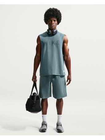 NIKE - N.A.C Men's Dri-FIT Fleece Training Shorts MINERAL SLATE/PALE IVORY/(MINE