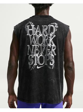 NIKE - Men's Sleeveless Training T-Shirt BLACK