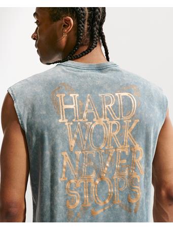 NIKE - Men's Sleeveless Training T-Shirt MINERAL SLATE