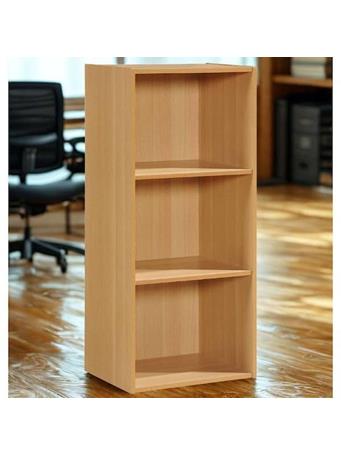 L'BAIET - 3-Shelf Bookcase BEECH