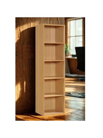 L'BAIET - 5-Tier Bookshelf BEECH