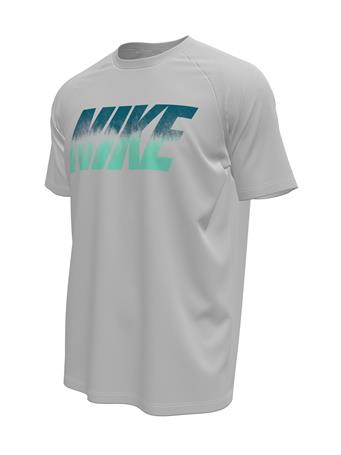 NIKE - Men's Swim Hydroguard Dip Dye Dri-FIT UV Short Sleeve Top White