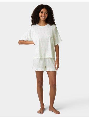 HUE - Oversized Tee PJ Set FLAMINGO EGRET