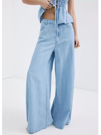 MANGO - Mid-rise Palazzo Jeans TC