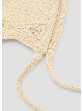 MANGO - Knitted Bonnet MED YELLOW720