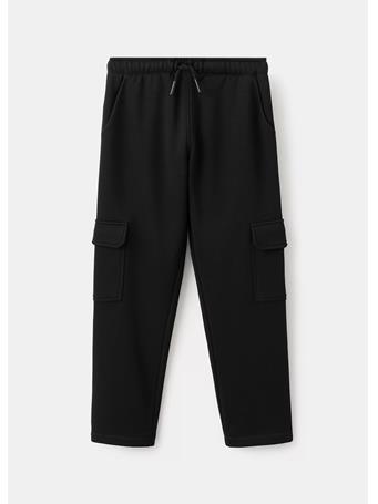 MANGO - Cargo Joggers with Drawstring BLACK
