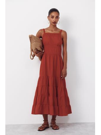 CORTEFIEL - Long Dress RED