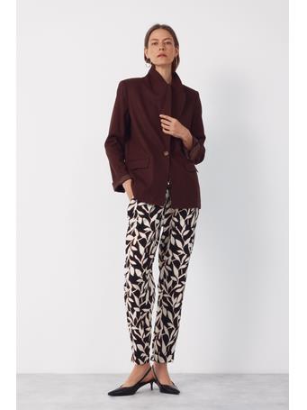CORTEFIEL - Flowy Textured Pants MULTICOLOURED