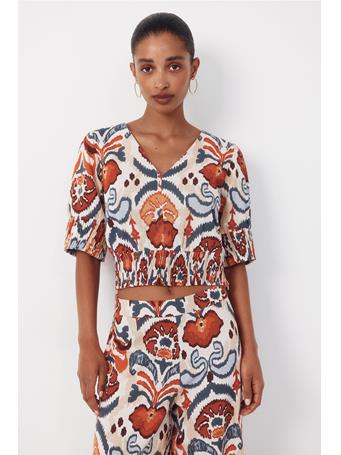CORTEFIEL - Printed Blouse MULTICOLOURED