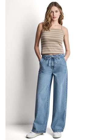 DKNY - High-Rise Wide Leg Jean QLQ - EDEN1