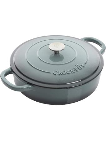 CROCKPOT - Artisan Enameled Cast Iron Covered Braiser  SLATE GREY