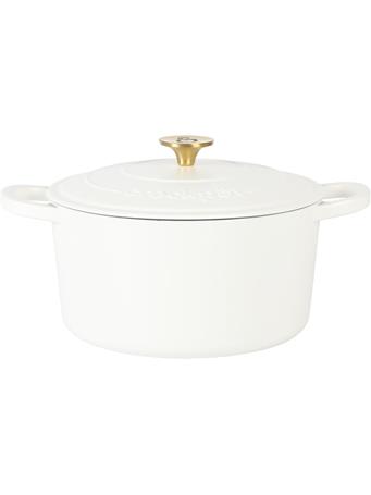 CROCKPOT - Artisan 6-Quart Round Dutch Oven WHITE