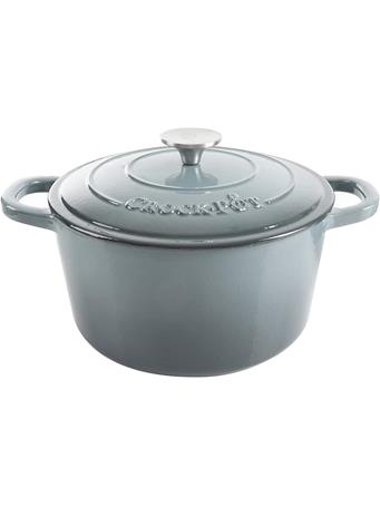 CROCKPOT - Artisan Round Enameled Cast Iron Dutch Oven SLATE GREY
