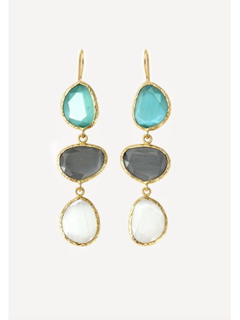 DEBBIE KATZ - Elif Fog Earring OCEAN