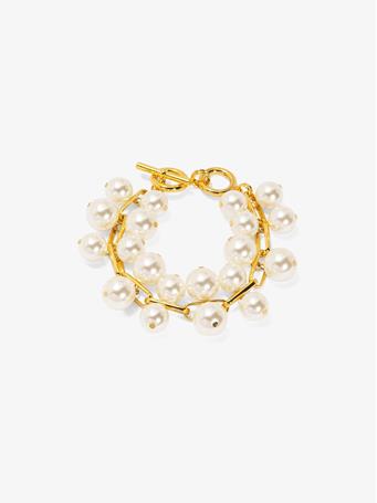 ZENZII - Pearl and Chain Bracelet PEARL