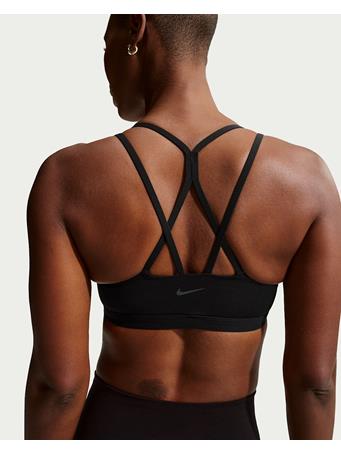 NIKE - Zenvy Strappy Women's Light-Support Padded Sports Bra BLACK