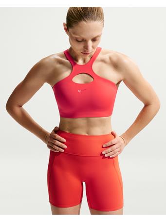 NIKE - Universa Women's Medium-Support Padded Sports Bra LT CRIMSON