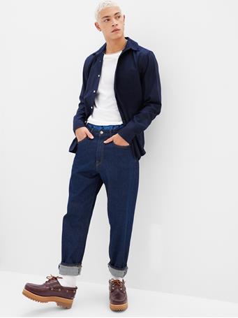 GAP - Oxford Shirt in Standard Fit TAPESTRY NAVY