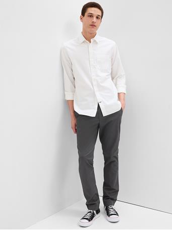 GAP - Slim Khakis SOFT BLACK
