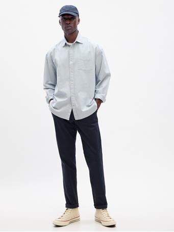 GAP - Slim Khakis NEW CLASSIC NAVY 2