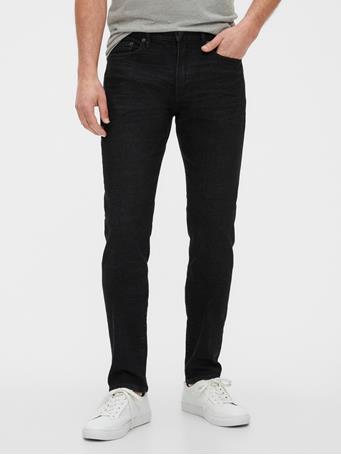 GAP - Slim Taper Gapflex Jeans With Washwell WASHED BLACK