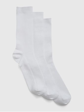 GAP - Crew Socks (3-Pack) OPTIC WHITE V6