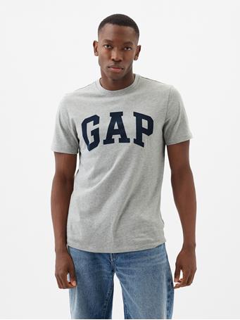 GAP - Everyday Soft Gap Logo T-Shirt HEATHER GREY