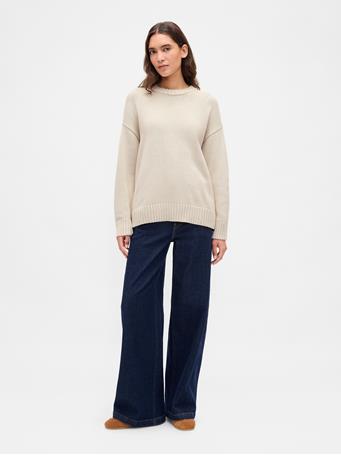 GAP - 100% Cotton Oversized Sweater CHINO