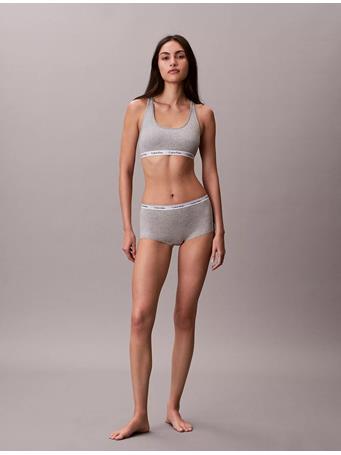 CALVIN KLEIN - Icon Logo Boyshort 020 GRY HTHR