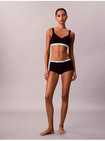 CALVIN KLEIN - Icon Logo Boyshort 004 BLACK