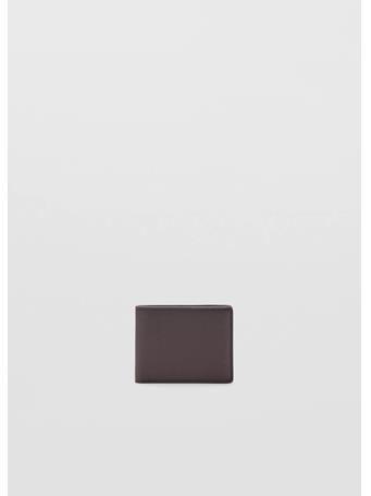 MANGO - Wallet With Embossed Effect LT BROWN