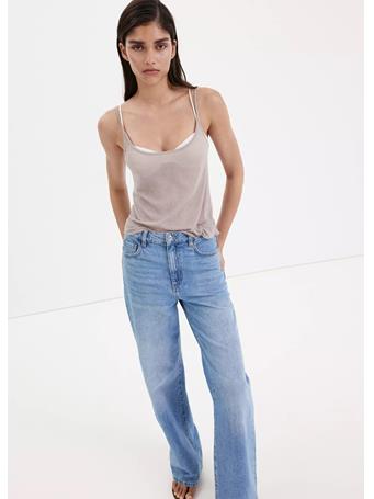MANGO - Danila High-waisted Wide Leg Jeans TM