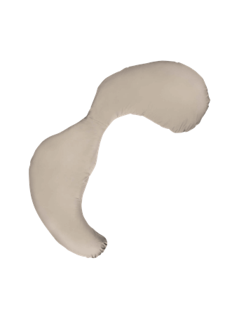 BOPPY - Total Body Pregnancy Pillow with Organic Cotton Pillow Cover NO COLOR